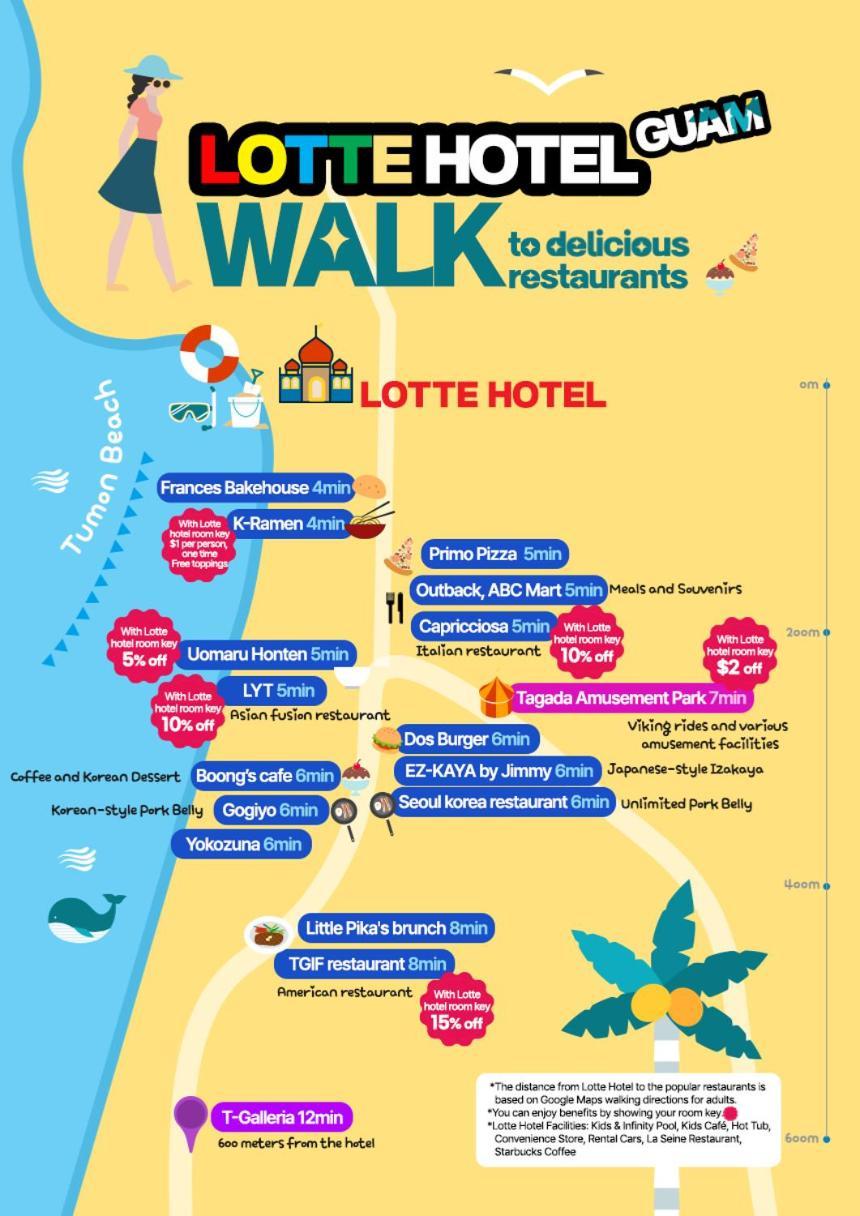 Lotte Hotel Guam Tumon Dış mekan fotoğraf
